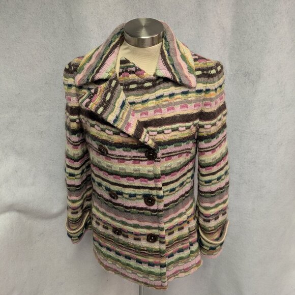 Women's Missoni Button Up Coat Size 42 (US Size 6) - Picture 1 of 5